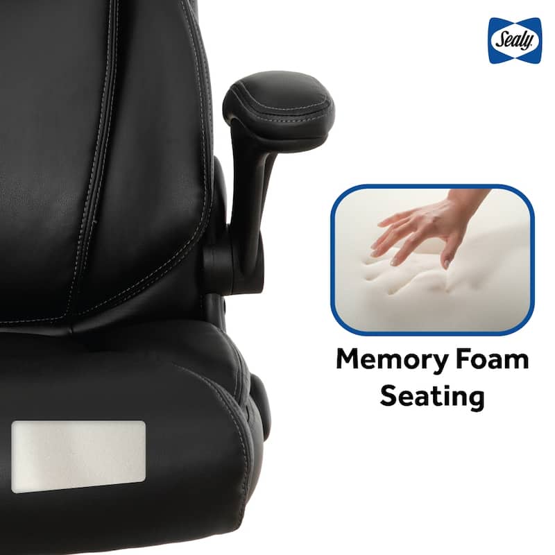 Sealy® Atlas Swivel Executive Office Chair with Arms