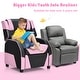 preview thumbnail 30 of 51, Gymax Gaming Recliner Sofa PU Leather Armchair for Kids Youth w/