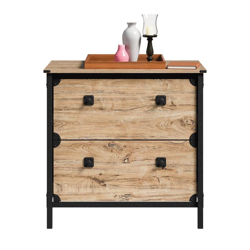 Wood Lateral File with Spacious Drawers