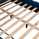 preview thumbnail 18 of 16, Queen Size Platform Bed with Storage Space on both Sides and Footboard