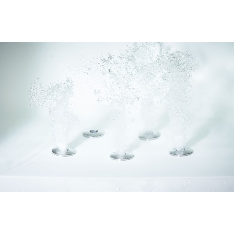 Eago Alfi Trade 71" Free Standing Acrylic Air Tub with Right Drain,
