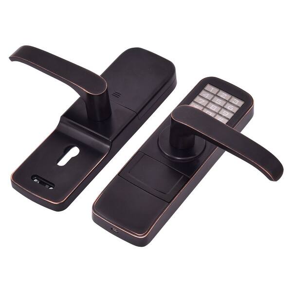 Shop Costway Digital Electronic Code Entry Door Lock Keyless