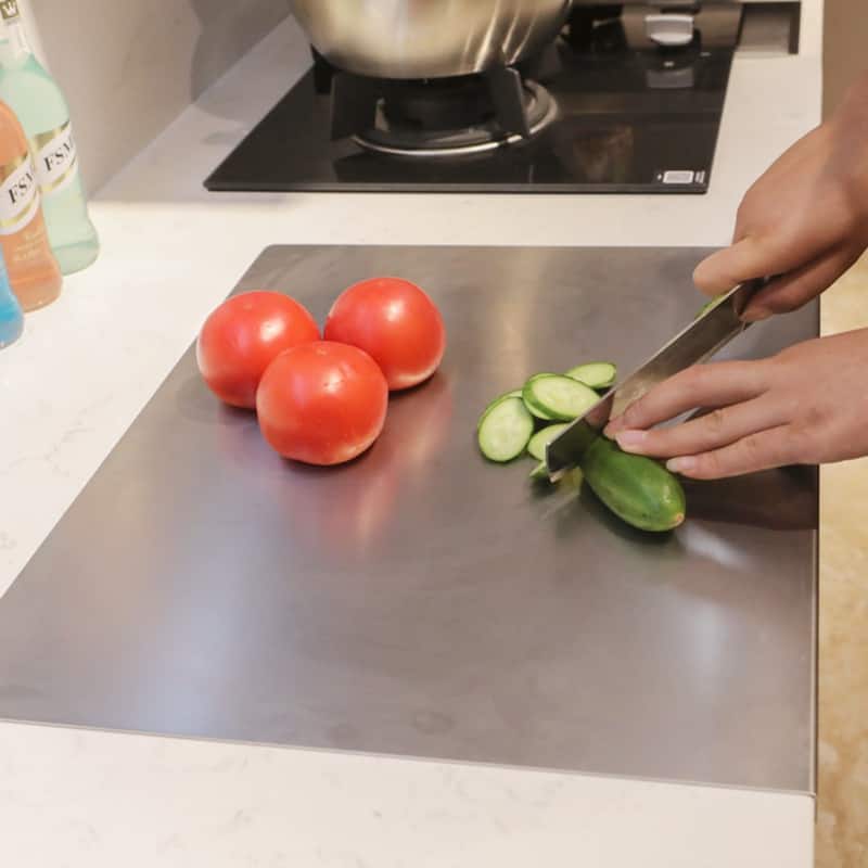 Extra Large 304 Stainless Steel Chopping Board Easy To Clean Bed Bath