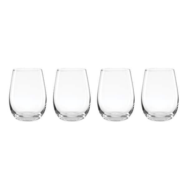 slide 2 of 4, Oneida 5 O'Clock Stemless Wine Glasses, Set of 4