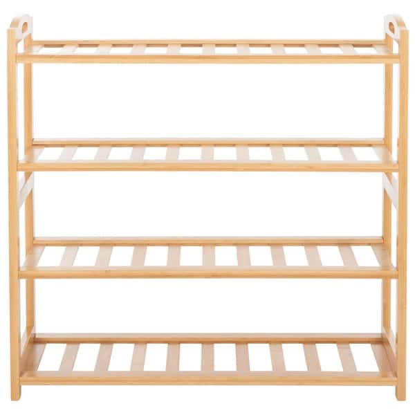 SAFAVIEH Home Collection Angford 4 Tier Shelf - 27" W x 9" D x 26" H