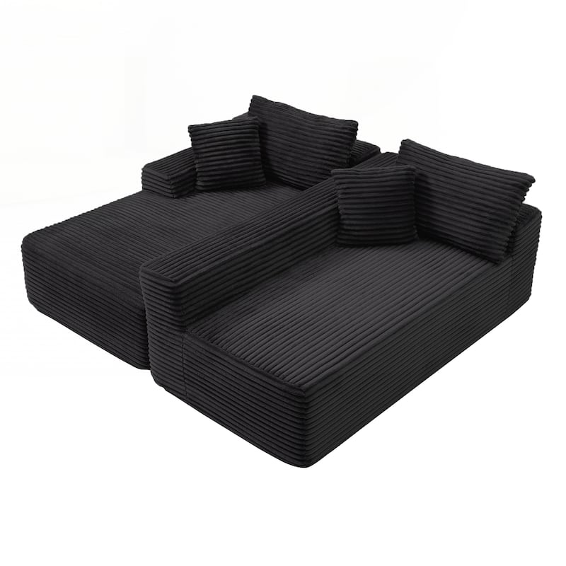 105'' Modular Sectional Sofa, Cloud Sectional Couch with Deep Seat