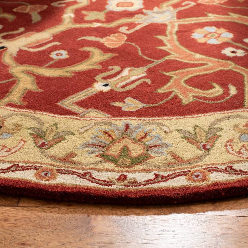 SAFAVIEH Handmade Heritage Abc Traditional Oriental Wool Rug