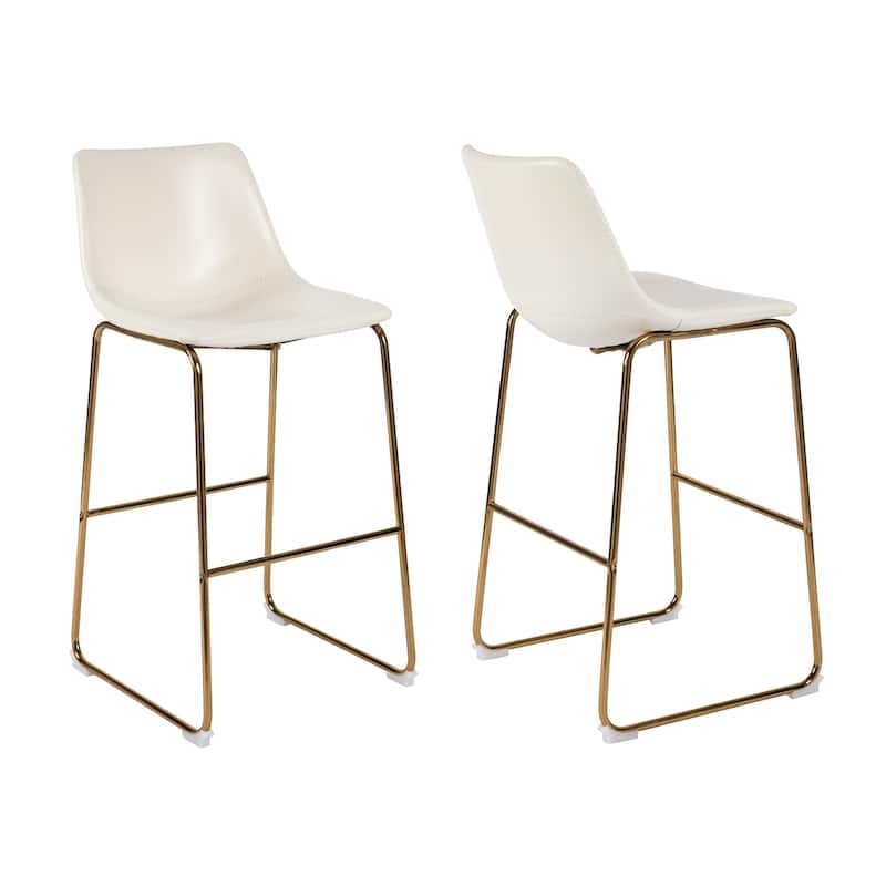 Truesdell 29'' Bar Stool Gold Base (Set of 2)