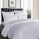 preview thumbnail 2 of 9, Hotel Grand Tencel Cotton Blend Duvet Set White - Full - Queen
