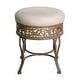 preview thumbnail 3 of 5, Azalea Park Backless Upholstered Vanity Stool
