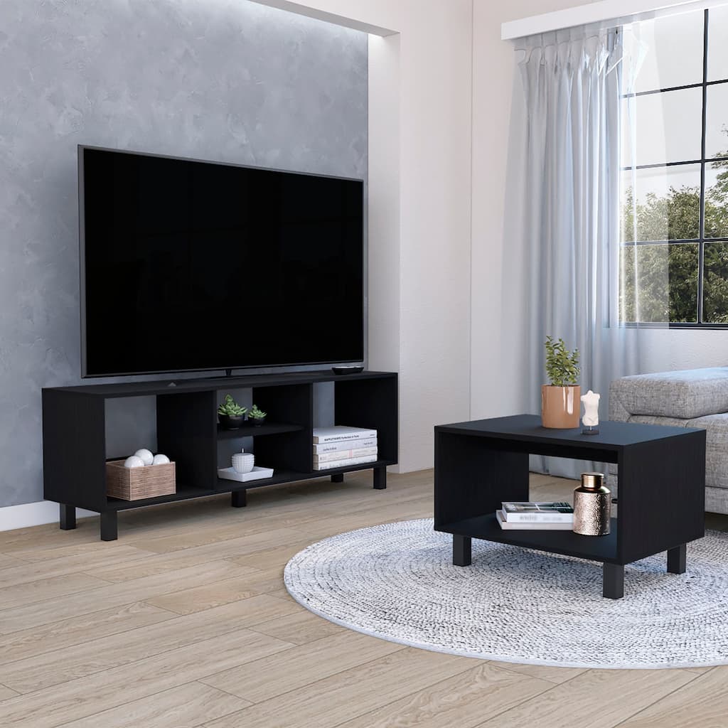 Eclipse 2pc Living Room Set with TV Stand And Coffee Table