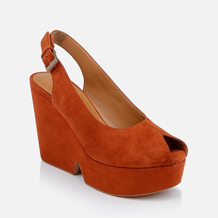 Clergerie Dylan Suede Platform Wedge