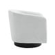 preview thumbnail 181 of 186, Modern Upholstered Barrel Chair Swivel Accent Chair for Living Room