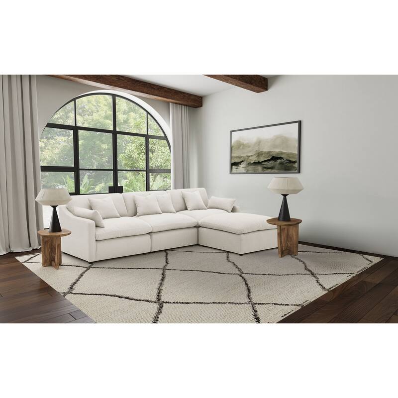 Hobson 4-piece Upholstered Modular Sectional Sofa