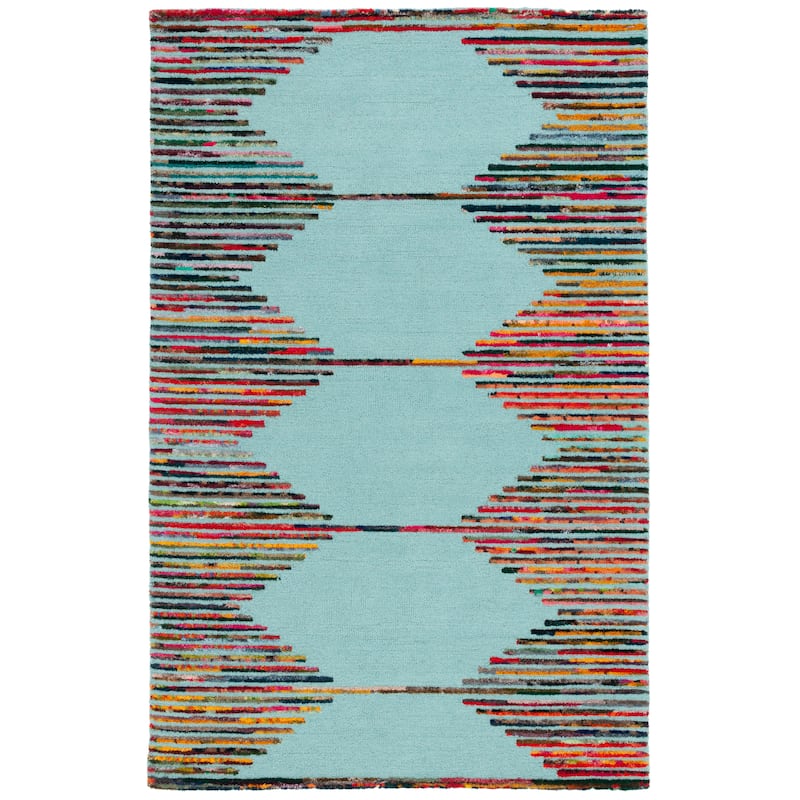 SAFAVIEH Handmade Nantucket Mischa Bohemian Wool & Cotton Rug