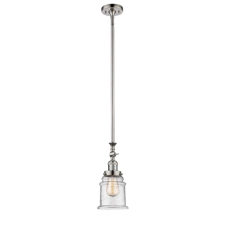Innovations Lighting Canton 7" Wide Mini Pendant - Polished Nickel / Seedy