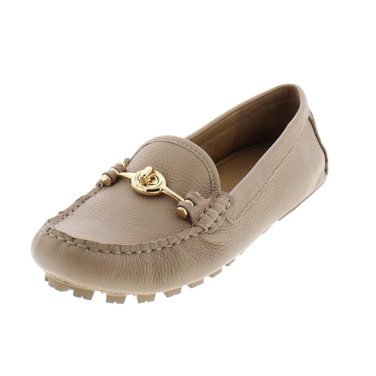 coach moccasin flats