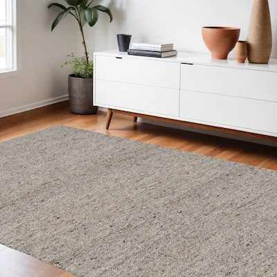 Moxap Woven Area Rug By HomeRoots - 6' x 7'