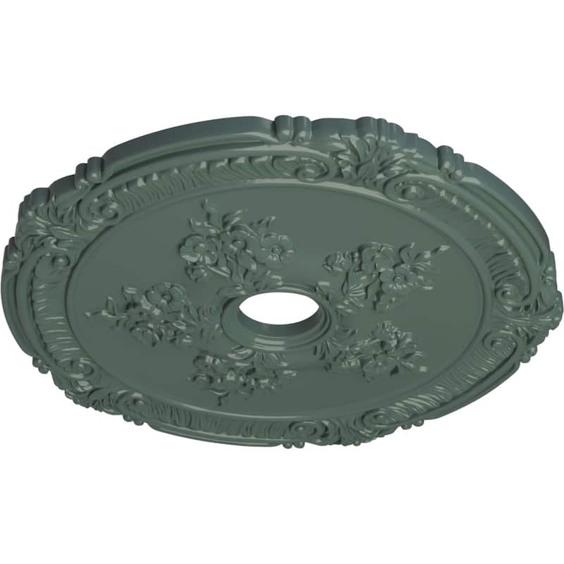 26"OD x 3 3/4"ID x 1 1/2"P Attica with Rose Ceiling Medallion