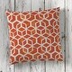preview thumbnail 14 of 13, Cubed Square Outdoor Throw Pillow 18.5 x 18.5"