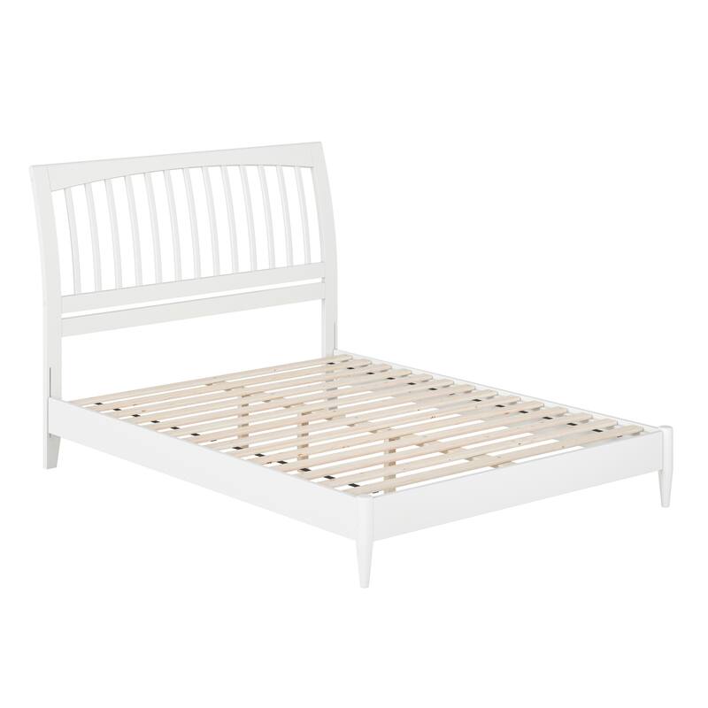 Orleans Solid Wood Low Profile Sleigh Platform Bed