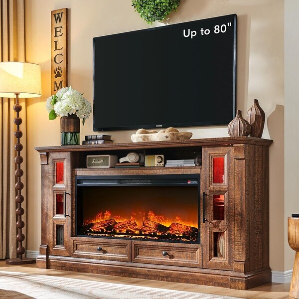 Costco electric heater fireplace tv stand cheap