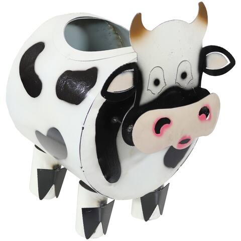 Colin the Cow Metal Art Statue