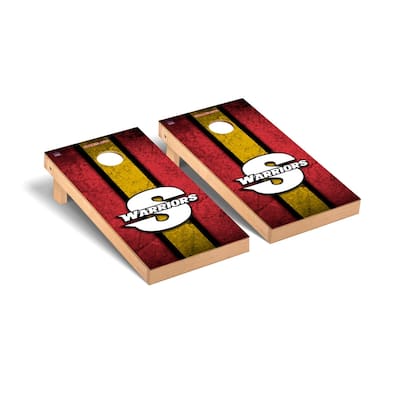 California State Stanislaus Warriors Vintage Cornhole Board Set