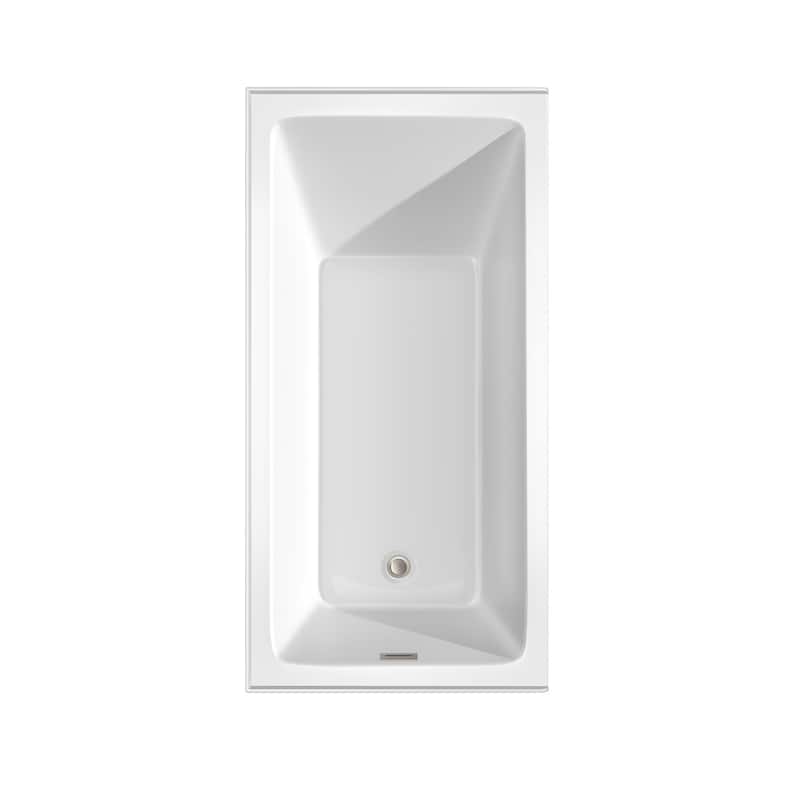 Wyndham Collection WCBTW16030L18 Grayley 60" Three Wall Alcove Acrylic