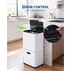 preview thumbnail 19 of 19, 16 Gal Dual Trash Can for Kitchen, 2 Compartment Garbage Can with Compost Bin, Trash and Recycle Bin Combo