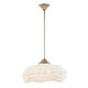 preview thumbnail 10 of 13, Uttermost Biddeford White Beaded Pendant (5 light) - 24"W x 24"D x 11.5"H
