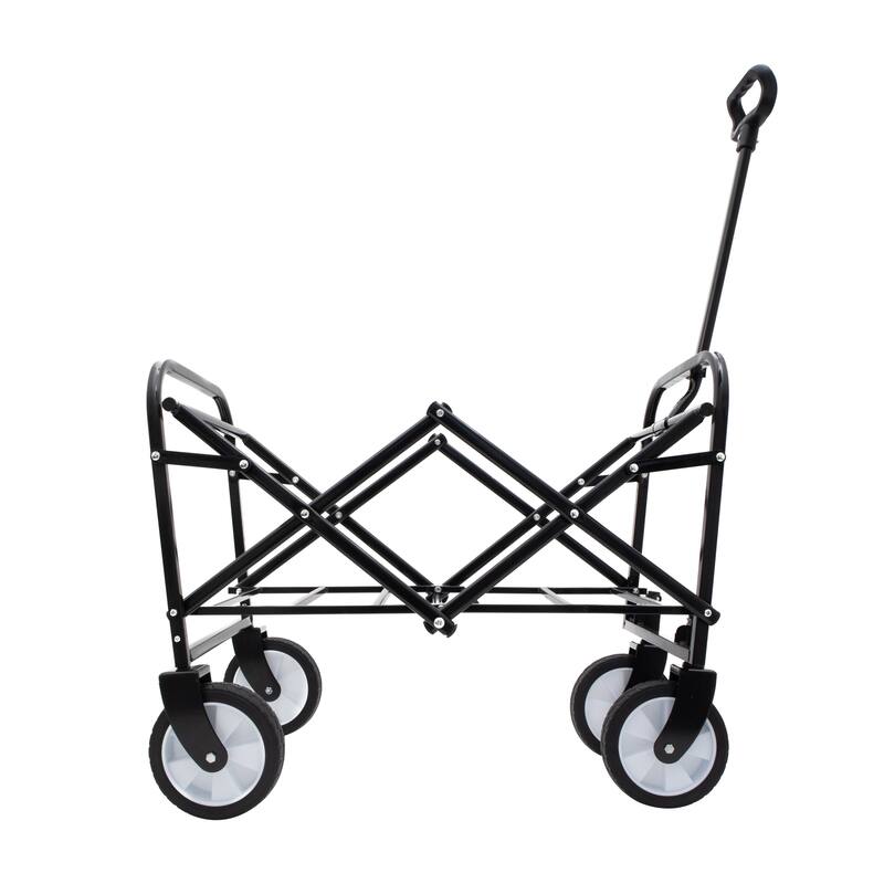 Foldable Wagon with Straps, Beach & Utility Cart, 225lb Capacity