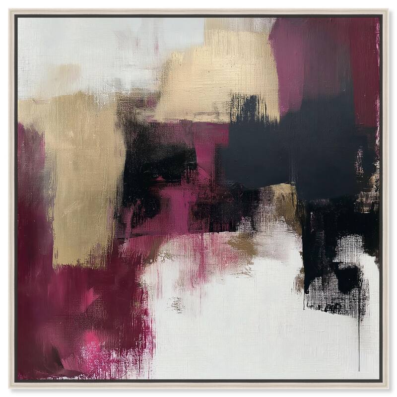 Golden Dusk I Canvas by Art Remedy - Silver - 16" x 16"