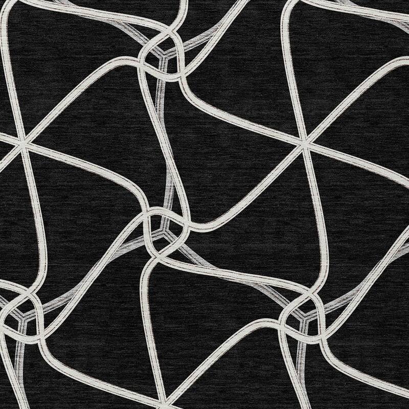 HomeRoots Geometric Contemporary Rectangle Outdoor Rug