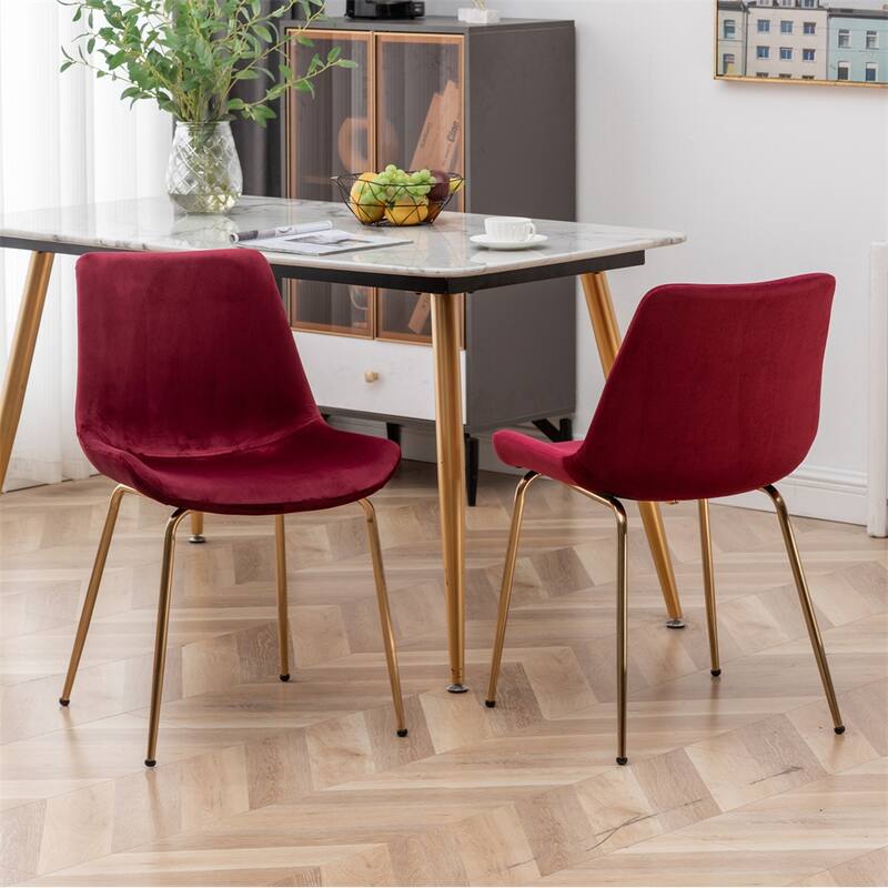 Modern Velvet Dining Chair (Set of 2)