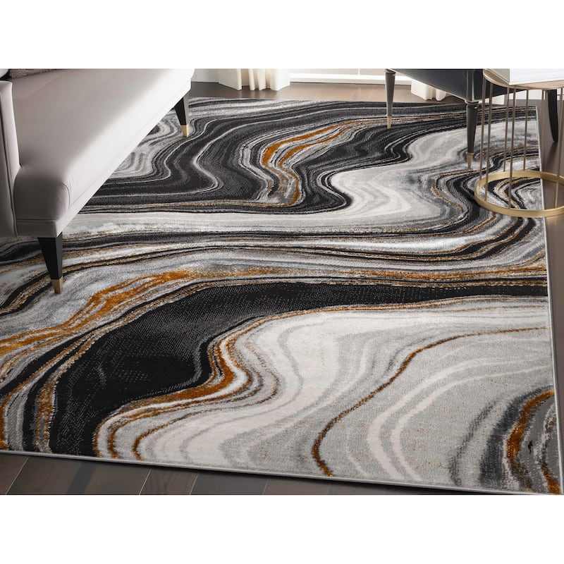 Well Woven Fairmont Warren Modern Abstract Area Rug