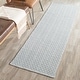 preview thumbnail 10 of 82, SAFAVIEH Handmade Flatweave Montauk Everly Casual Cotton Rug 2'3" x 3'9" - Ivory/Light Blue