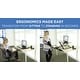 preview thumbnail 5 of 3, Mount-It! Standing Keyboard and Mouse Platform With Ergonomic Wrist Rest Pad