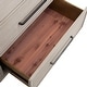 preview thumbnail 7 of 12, Furniture of America Billet Modern 2-Piece Natural Oak Wood 6-Drawer Dresser and Mirror Set