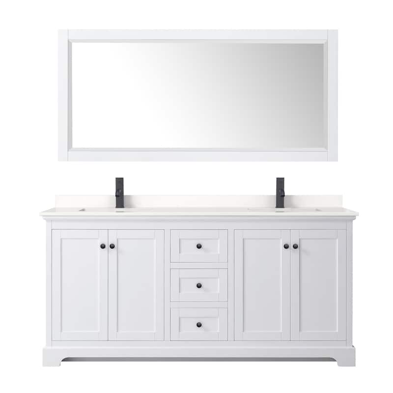 Wyndham Collection WCV232372D-QTZ-UNSM70 Avery 72" Free Standing