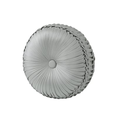 J. Queen New York Sondra Tufted Round Decorative Throw Pillow