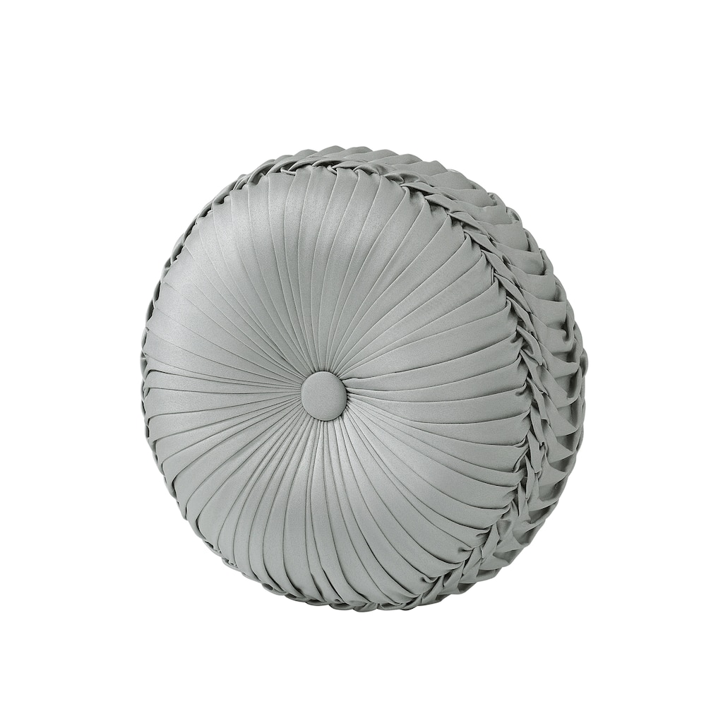 J. Queen New York Sondra Tufted Round Decorative Throw Pillow