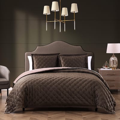 Bebejan 3 Piece Velvet Comforter Set
