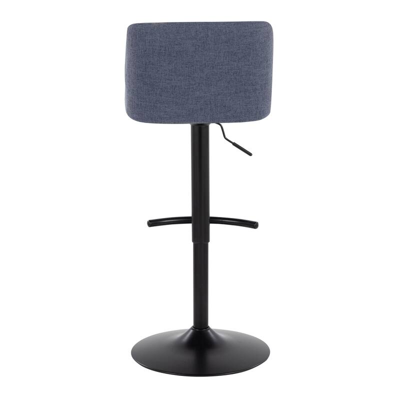 Strick & Bolton Oscar Adjustable Bar Stool with Rounded T Footrest (Set of 2)