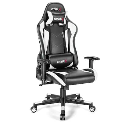 Gymax Gaming Chair Adjustable Swivel Racing Style Computer Office - See Details
