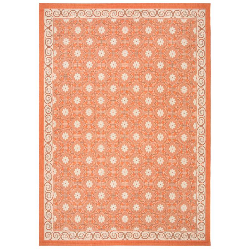 SAFAVIEH Courtyard Vernetta Lonni Outdoor Waterproof Patio Backyard Rug