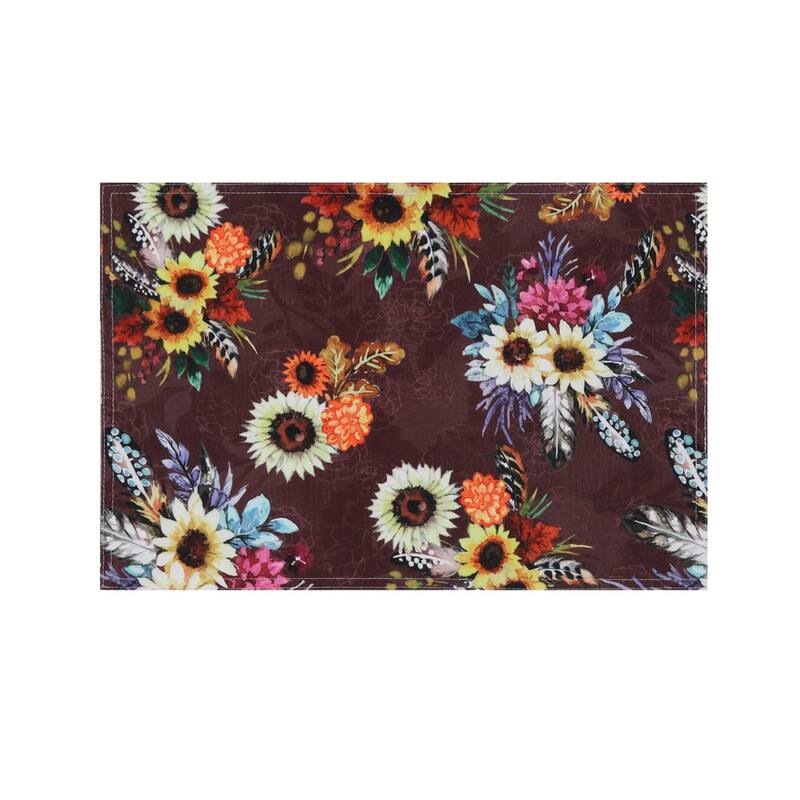 Laural Home Fall Feathers Placemat Set of 4 - 13" x 19"