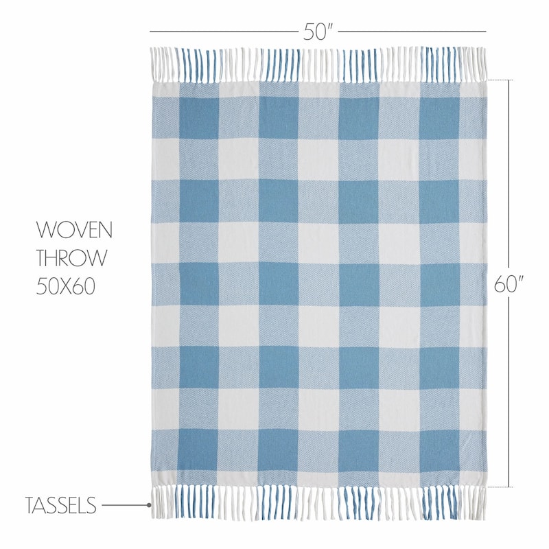 Annie Buffalo Check Woven Throw 50x60