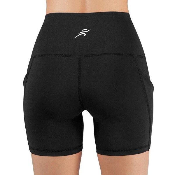 high waist active shorts