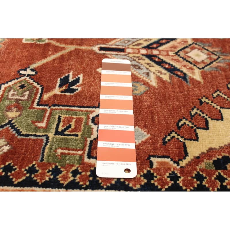 ECARPETGALLERY Hand-knotted Jules Sultane Copper Wool Rug - 5'10 x 9'1
